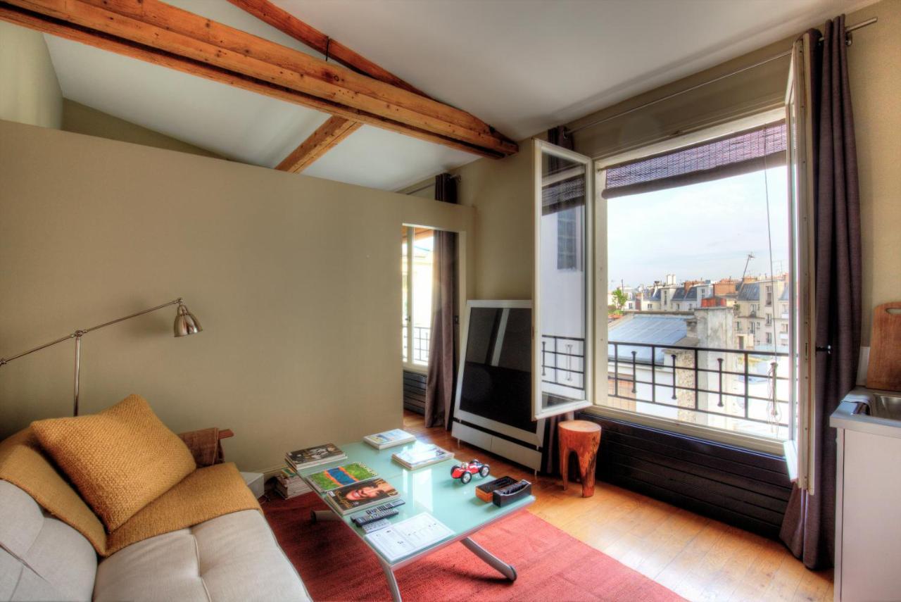 Atelier, Dernier Etage Bail Mobilite Centre Paris Apartment Luaran gambar